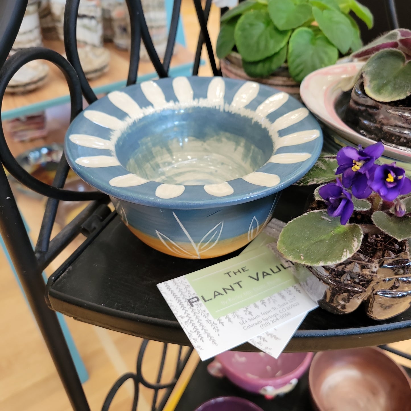 African Violet Pot