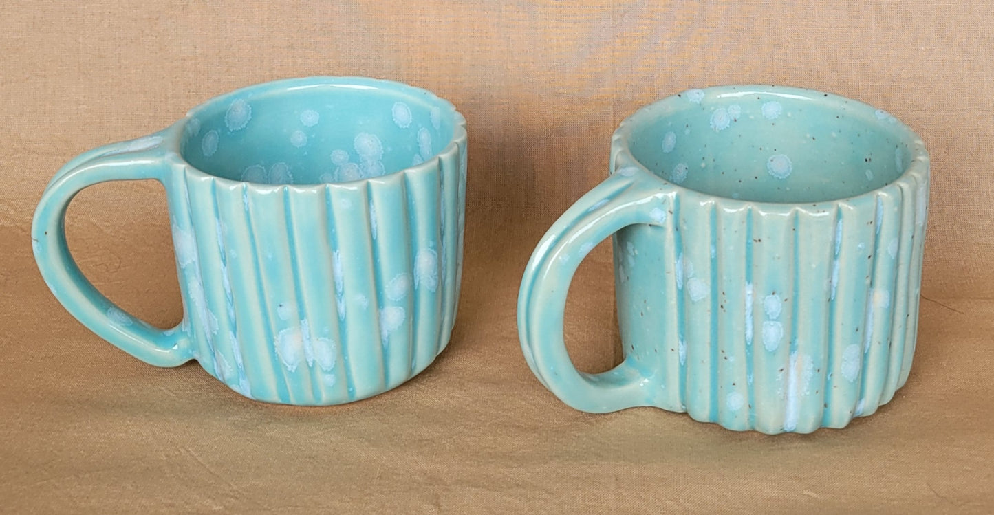 Celadon Bloom Mugs