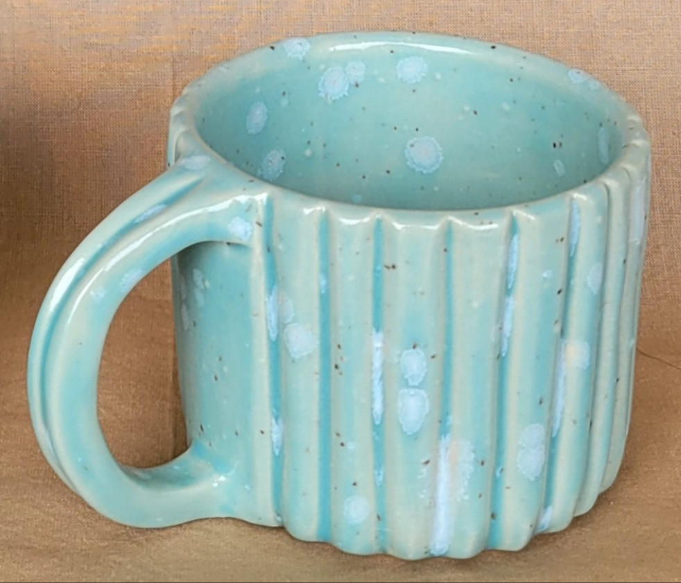 Celadon Bloom Mugs