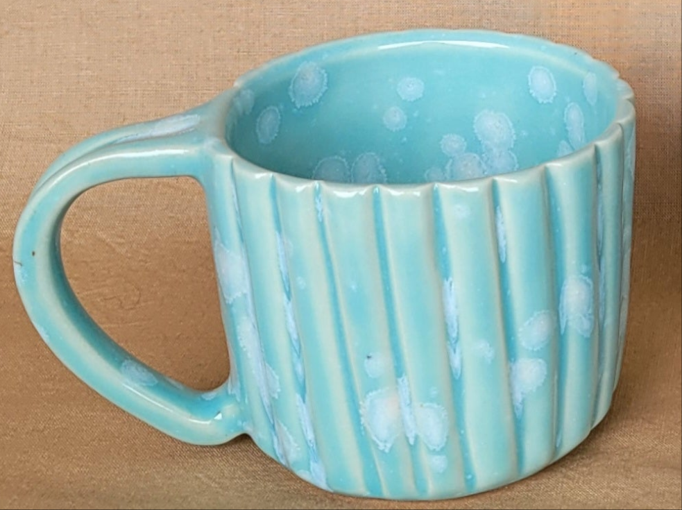 Celadon Bloom Mugs